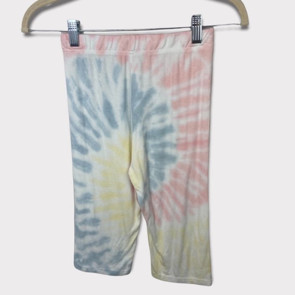 NEW Nordstrom Elodie Tie Dye Crop Legging Size Small Bohemian High Rise Bermuda